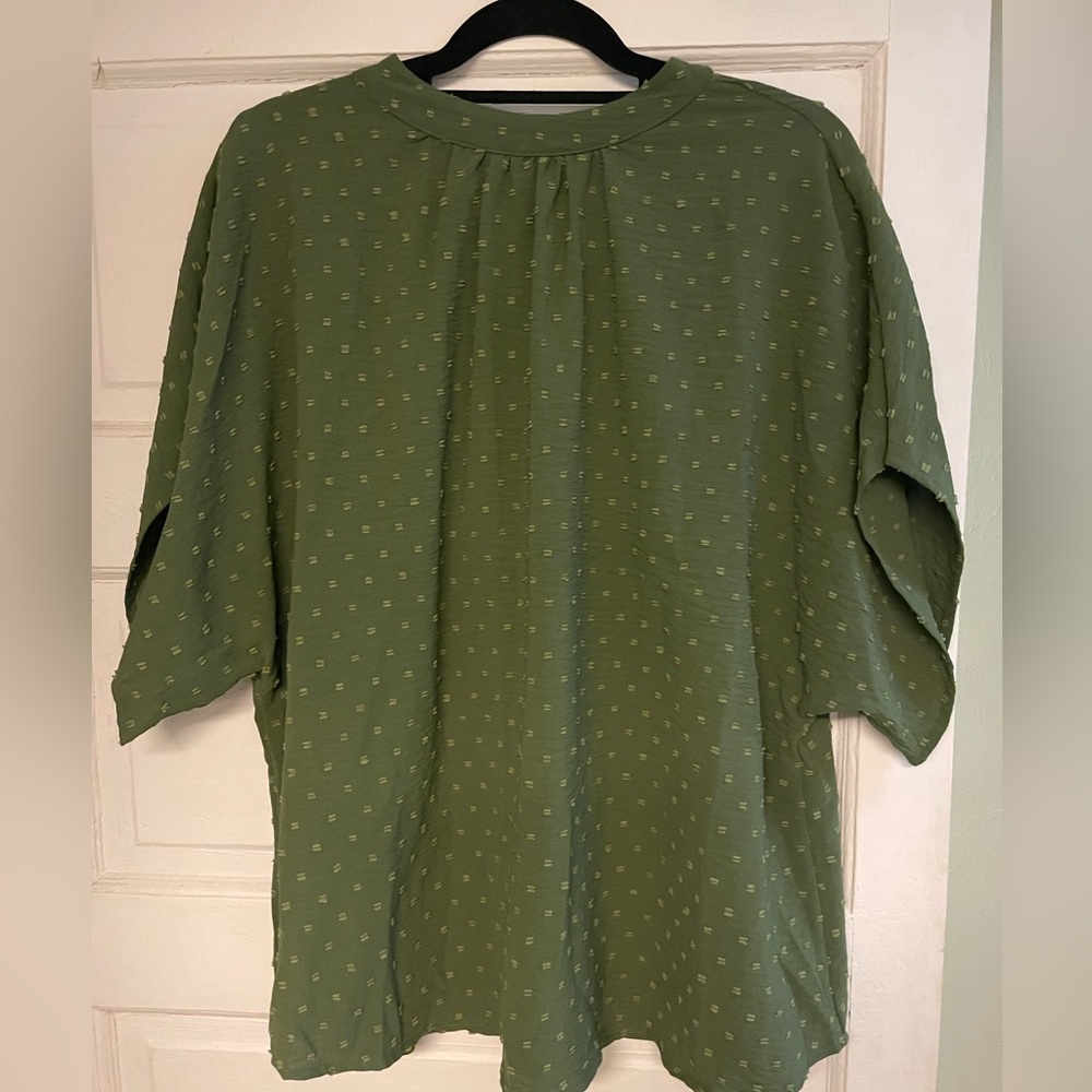 Women’s plus back tie Blouse
